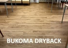 Podlaha BUKOMA DRYBACK vhodná k lepení v komerčních prostorách